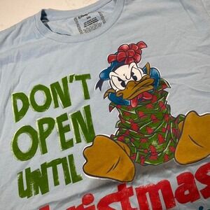 Disney Store‎ Donald Duck "Don't Open Until Christmas" Chicago T-Shirt XXL